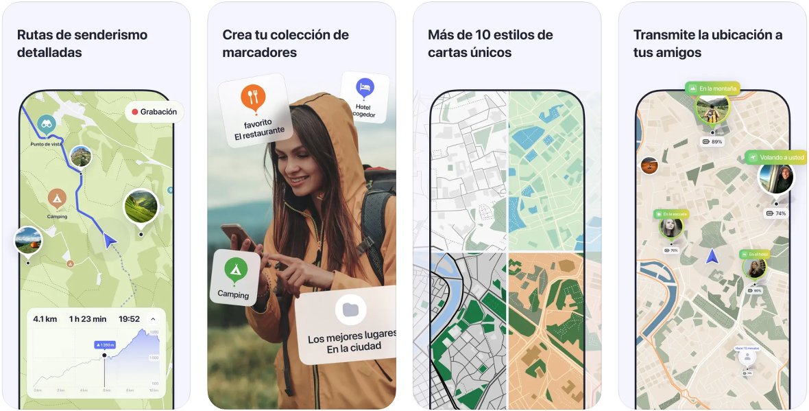 Capturas app MAPS.ME Capturas app MAPS.ME