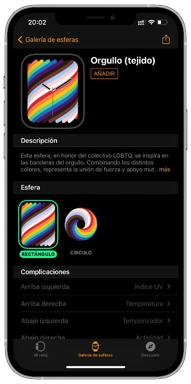 añadir esferas del orgullo 1