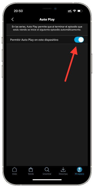 desactivar auto play 2