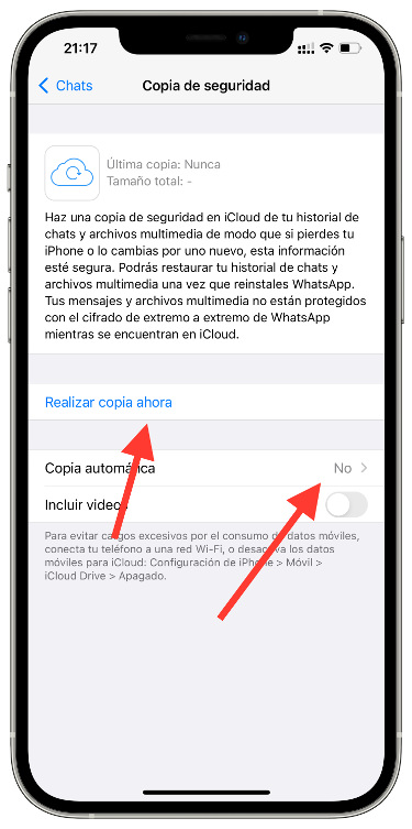 copia recuperar chats eliminados 1