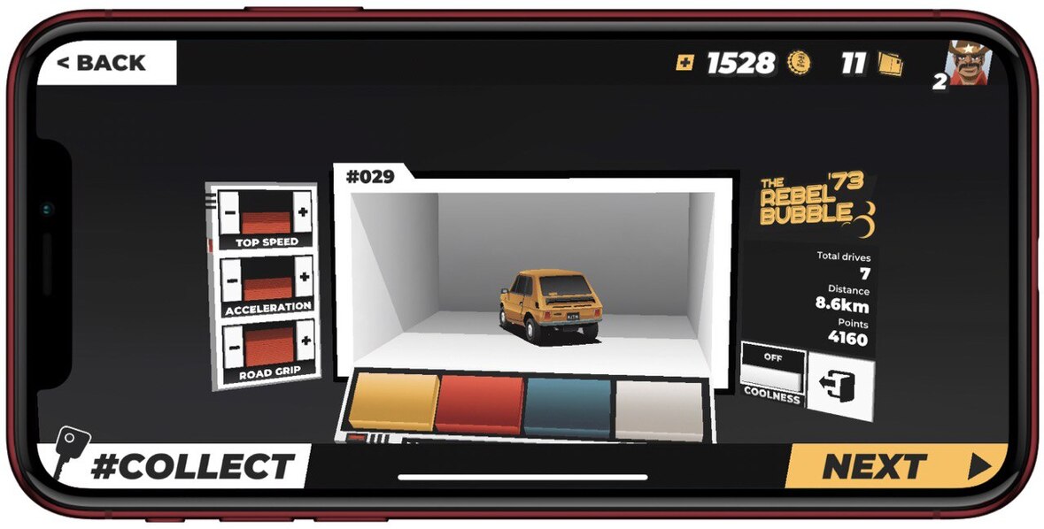 Personaliza el coche en Drive