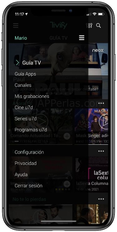App para ver TV en tu iPhone App para ver TV en tu iPhone