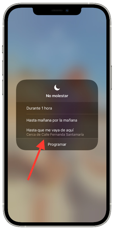 icono activar el modo no molestar 1