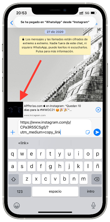 esperar vídeos de Instagram en WhatsApp 1