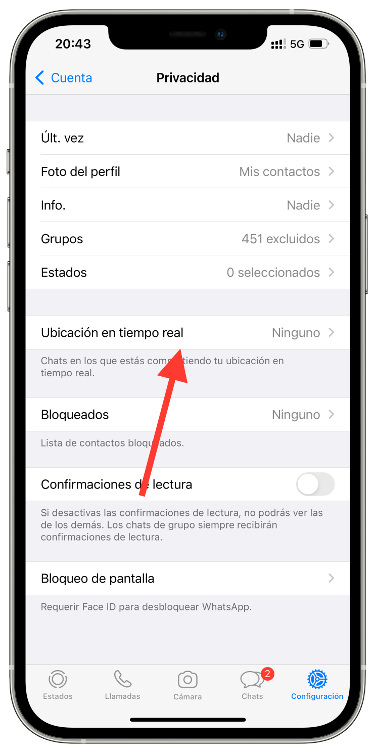 privacidad compartiendo la ubicación 1