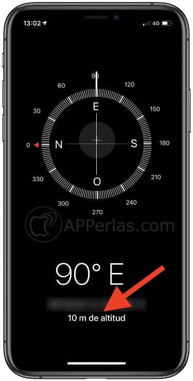 Datos de altitud en el iPhone Datos de altitud en el iPhone