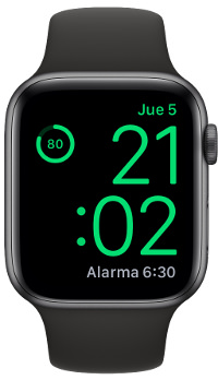 porcentaje porcentaje de batería del Apple Watch 2
