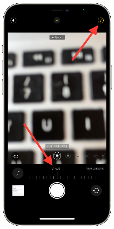 icono disminuir el efecto bokeh 1