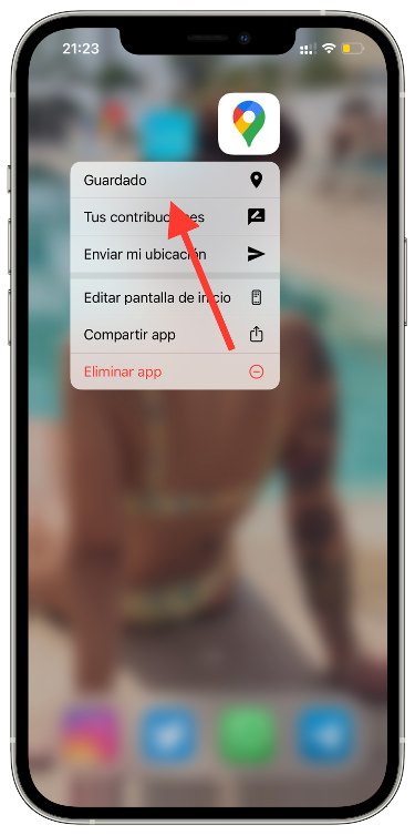 ubicaciones guardadas en Google Maps 1
