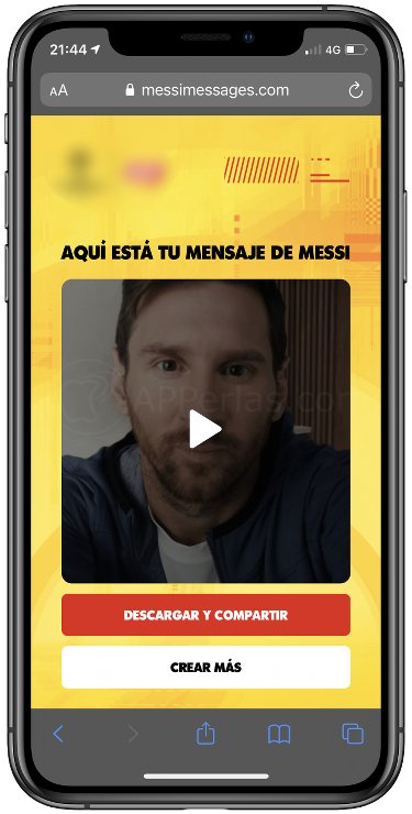 Guarda el mensaje de Messi Guarda el mensaje de Messi
