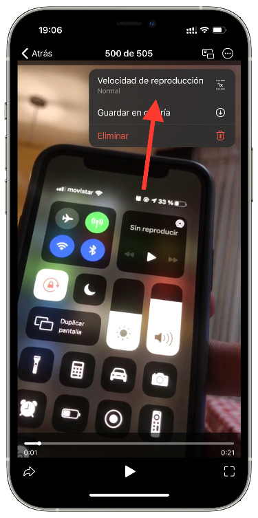 velocidad de los vídeos de Telegram 2