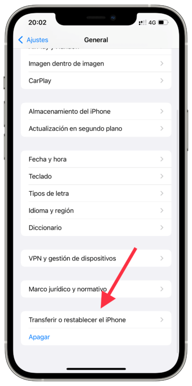 transferir de un iPhone a otro 1