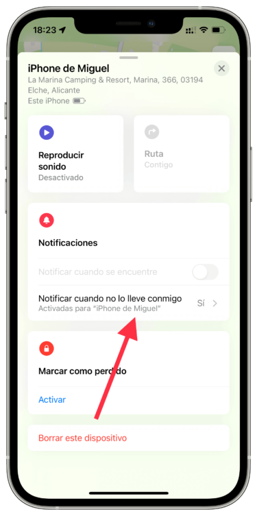 notificaciones perder el iPhone 2