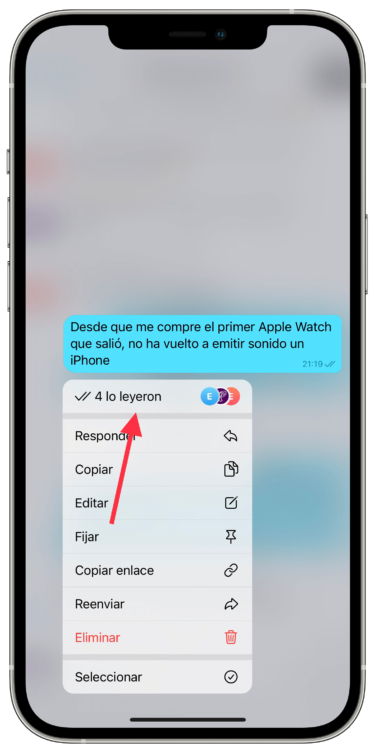 mantener leído tus mensajes en un grupo 1