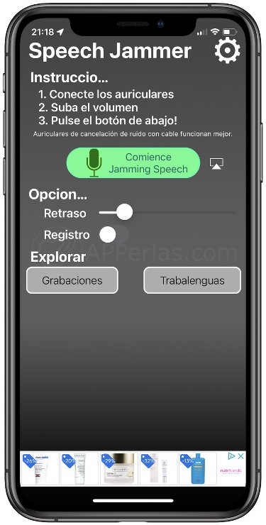 Opciones Speech Jammer Opciones Speech Jammer