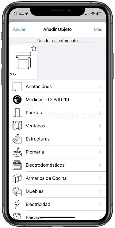 Añade objetos, muebles... al plano Añade objetos, muebles... al plano