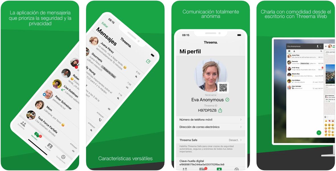 Threema, una de las apps de mensajería más seguras Threema, una de las apps de mensajería más seguras