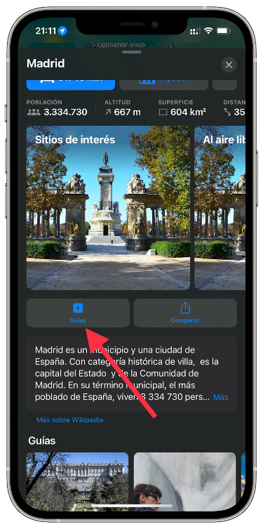 Guía lista con lugares 2