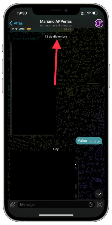 borrar mensajes por fecha 1