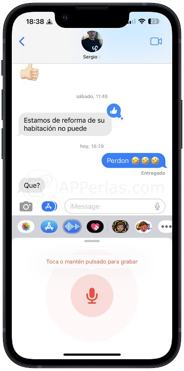 Botón de grabación de audio Botón de grabación de audio