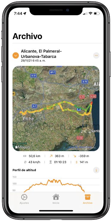 Distancia y altitud de nuestra ruta Distancia y altitud de nuestra ruta