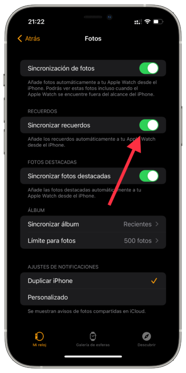recuerdos con el Apple Watch 1