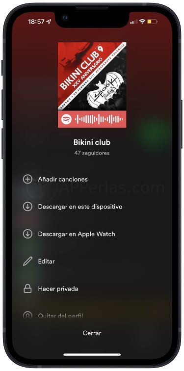 Edita el orden de las canciones Edita el orden de las canciones