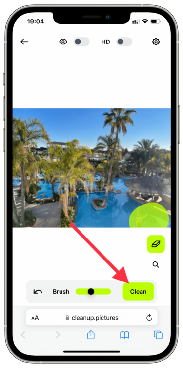Marcar eliminar objetos de una foto 2