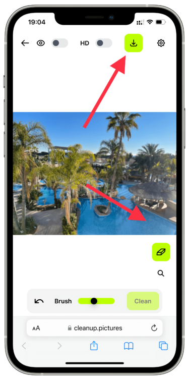 Guardar eliminar objetos de una foto 3
