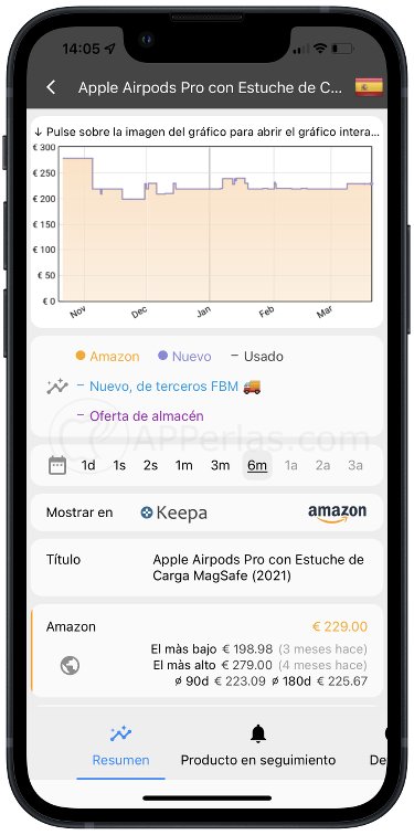 Interfaz de búsqueda de Keepa Interfaz de búsqueda de Keepa