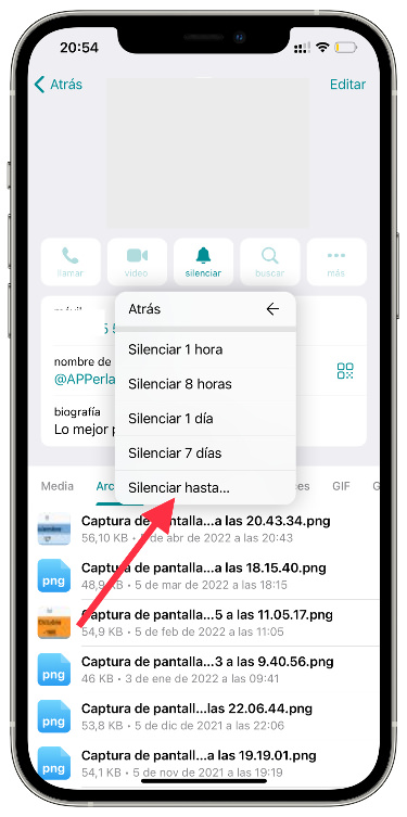 Tiempo notificaciones de Telegram 2