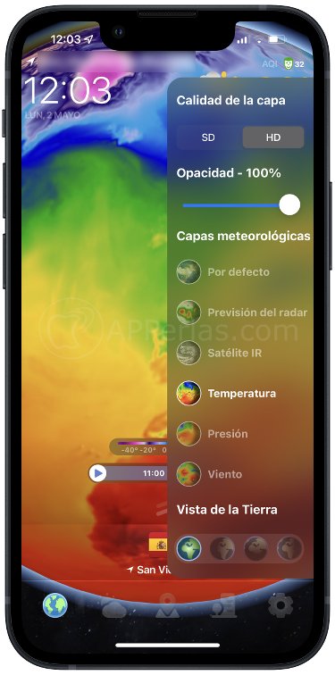 Captura de Weather Now Captura de Weather Now