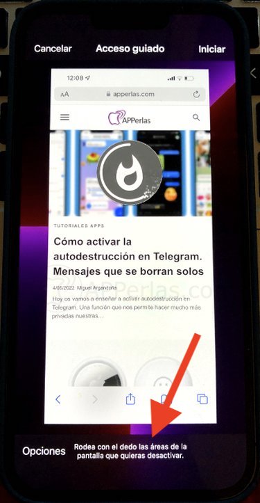 Deshabilita zonas de la pantalla Deshabilita zonas de la pantalla