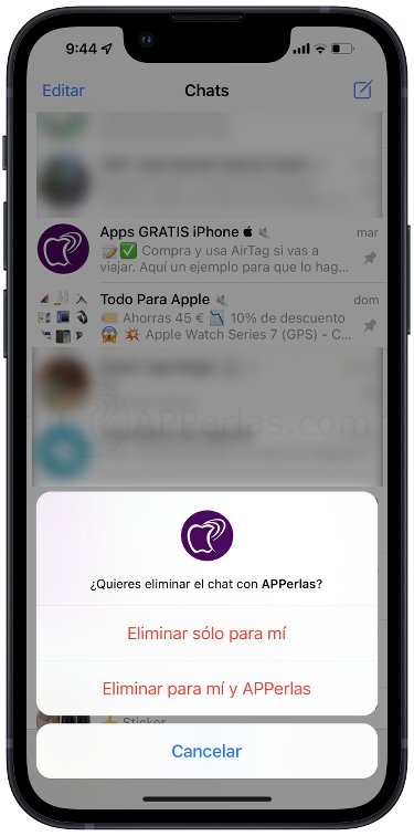 Elimina el chat para las 2 personas en Telegram Elimina el chat para las 2 personas en Telegram