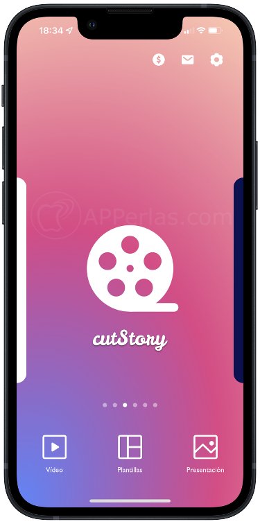 Pantalla principal CutStory Pantalla principal CutStory