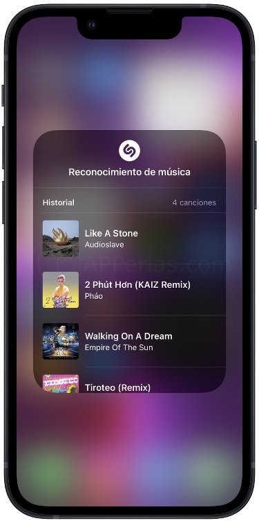 Historial de Shazam en iPhone Historial de Shazam en iPhone
