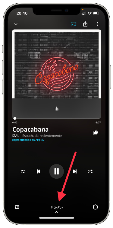 X-Ray información de las canciones 1