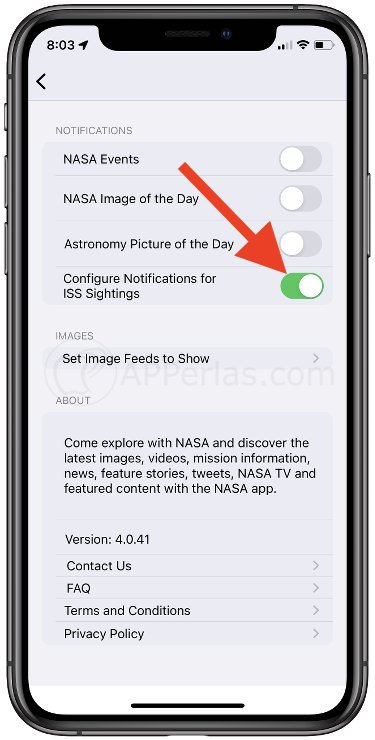 Activa esa opción para configurar las notificaciones Activa esa opción para configurar las notificaciones