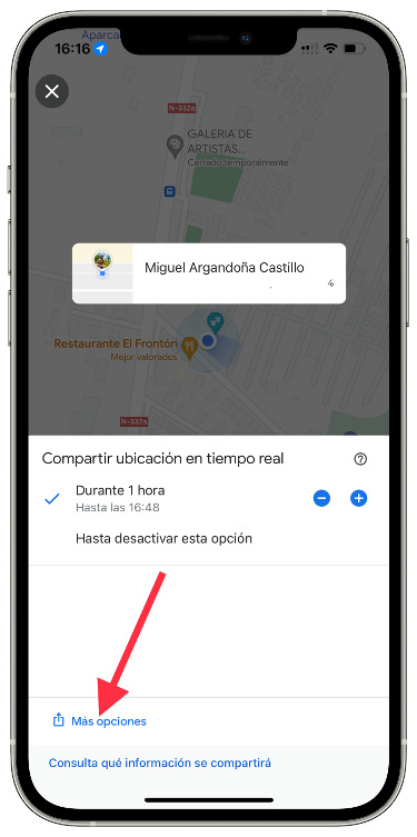 Configurar tu ubicación en tiempo real con Google Maps 1