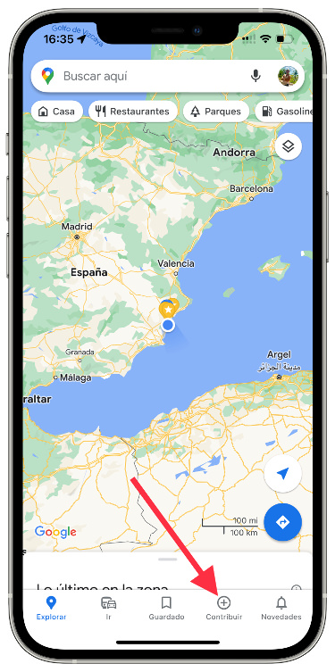 nuevos sitios a Google Maps nuevos sitios a Google Maps
