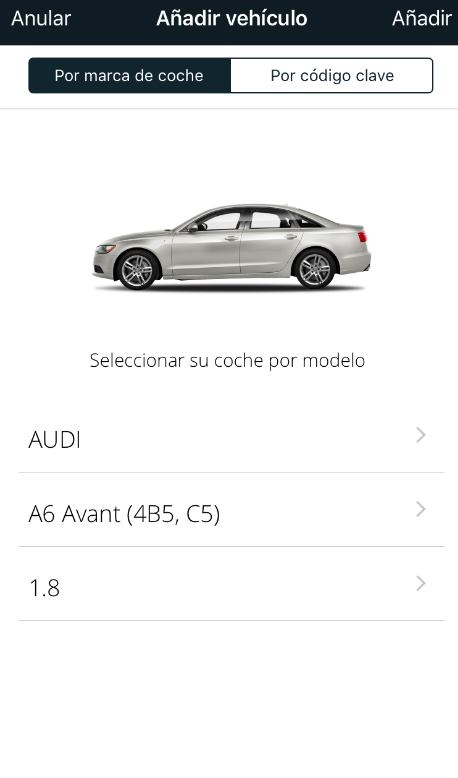 Añade tu vehículo Añade tu vehículo