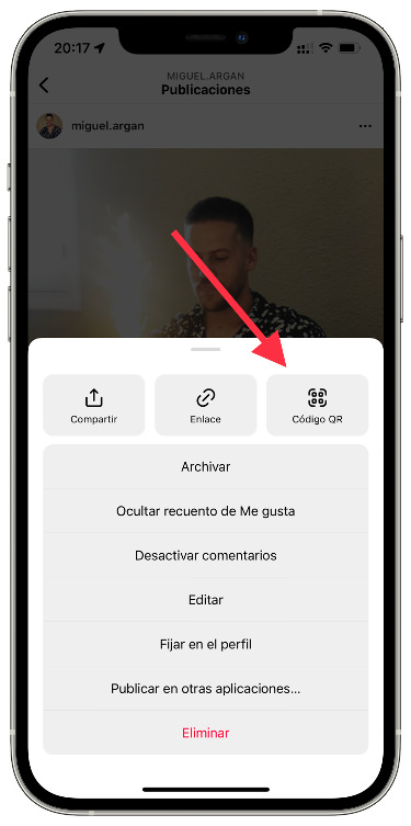 QR QR de una publicación 1