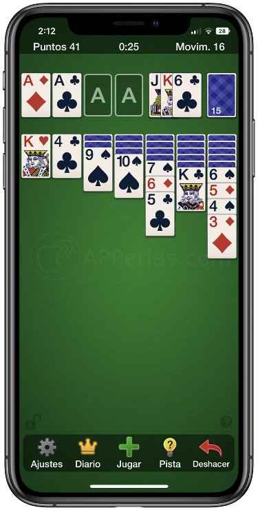 Así es este juego de Solitario Así es este juego de Solitario