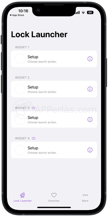 v Pantalla inicio app Lock Launcher