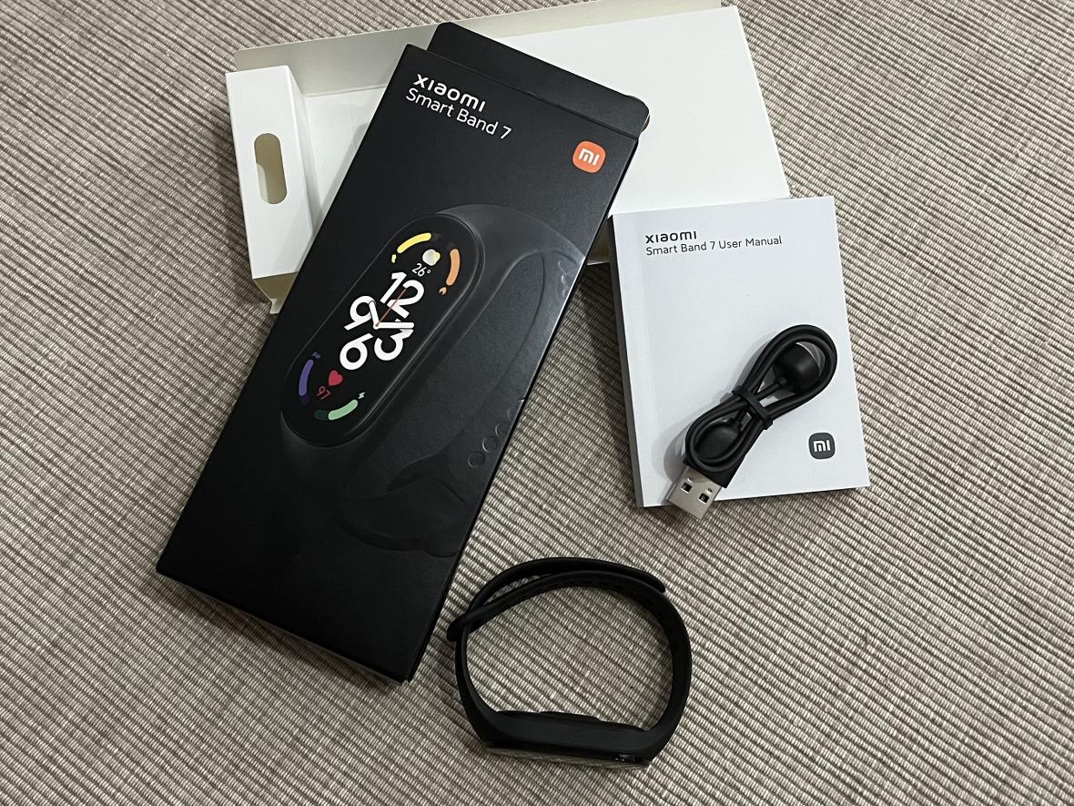 Contenido caja Mi Band 7 de Xiaomi Contenido caja Mi Band 7 de Xiaomi