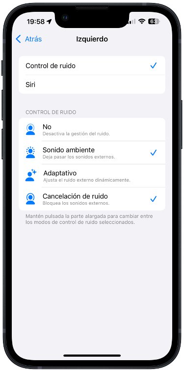 Configurando el auricular izquierdo de los AirPods PRO 2 Configurando el auricular izquierdo de los AirPods PRO 2
