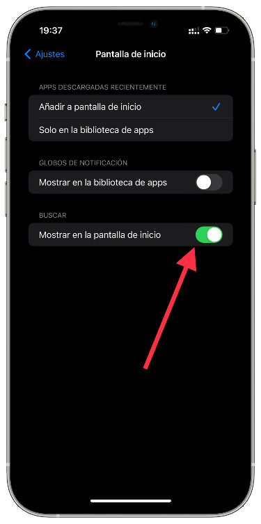 Desactivar icono Buscar 1