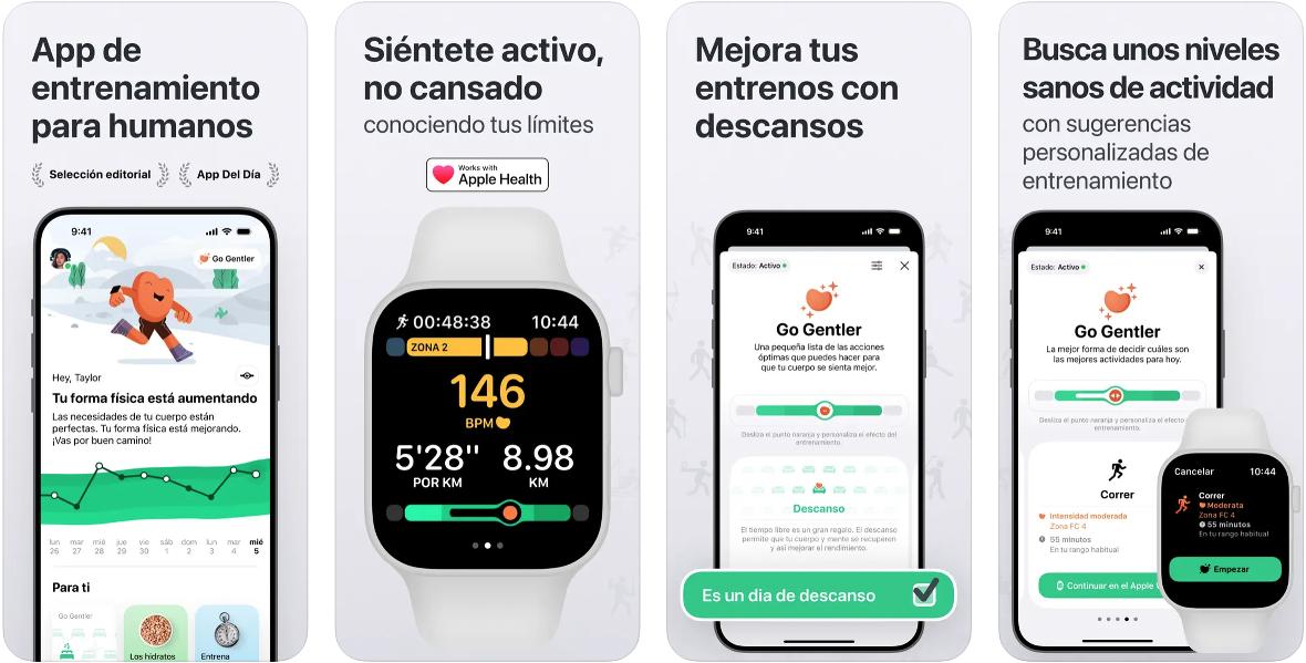 Panel de control de actividad en Gentler Streak. Panel de control de actividad en Gentler Streak.