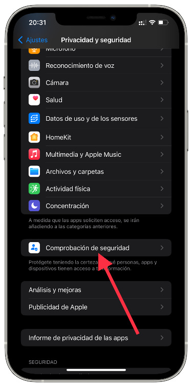 Seguridad seguridad del iPhone 1