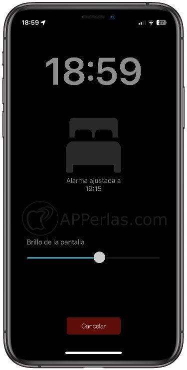 Pantalla de Alarma en reposo  Pantalla de Alarma en reposo